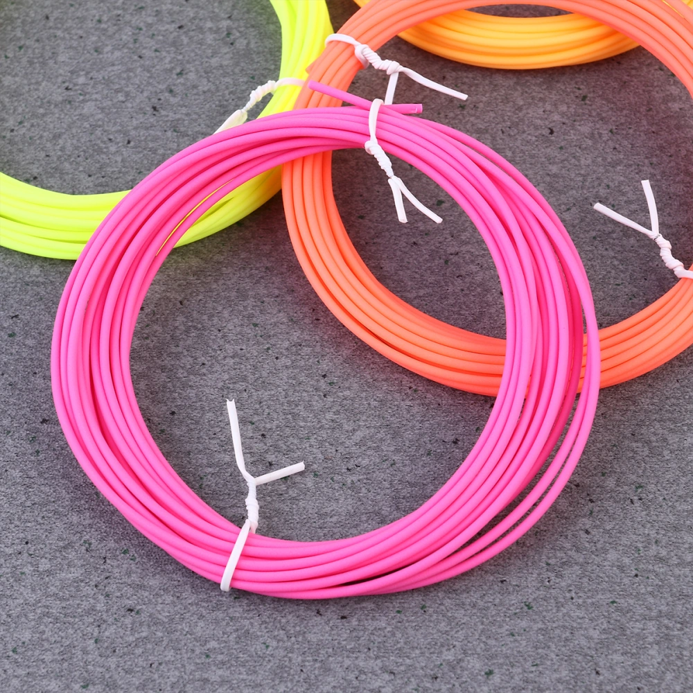 3D Printed Wire 1.75mm Low Temperature PCL 3D Printer Wire (Five Fluorescent Color, PLA, 5 meters, Orange, Red, Rose-Red, Green, Yellow)