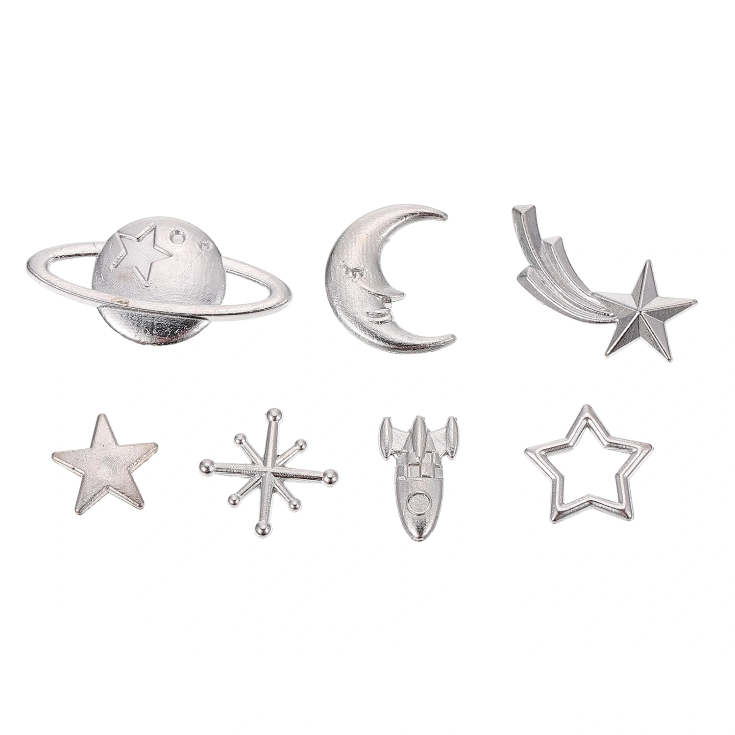 70pcs Universe Moon Stars Charms Jewelry Making Accessories Crafts Epoxy Materials