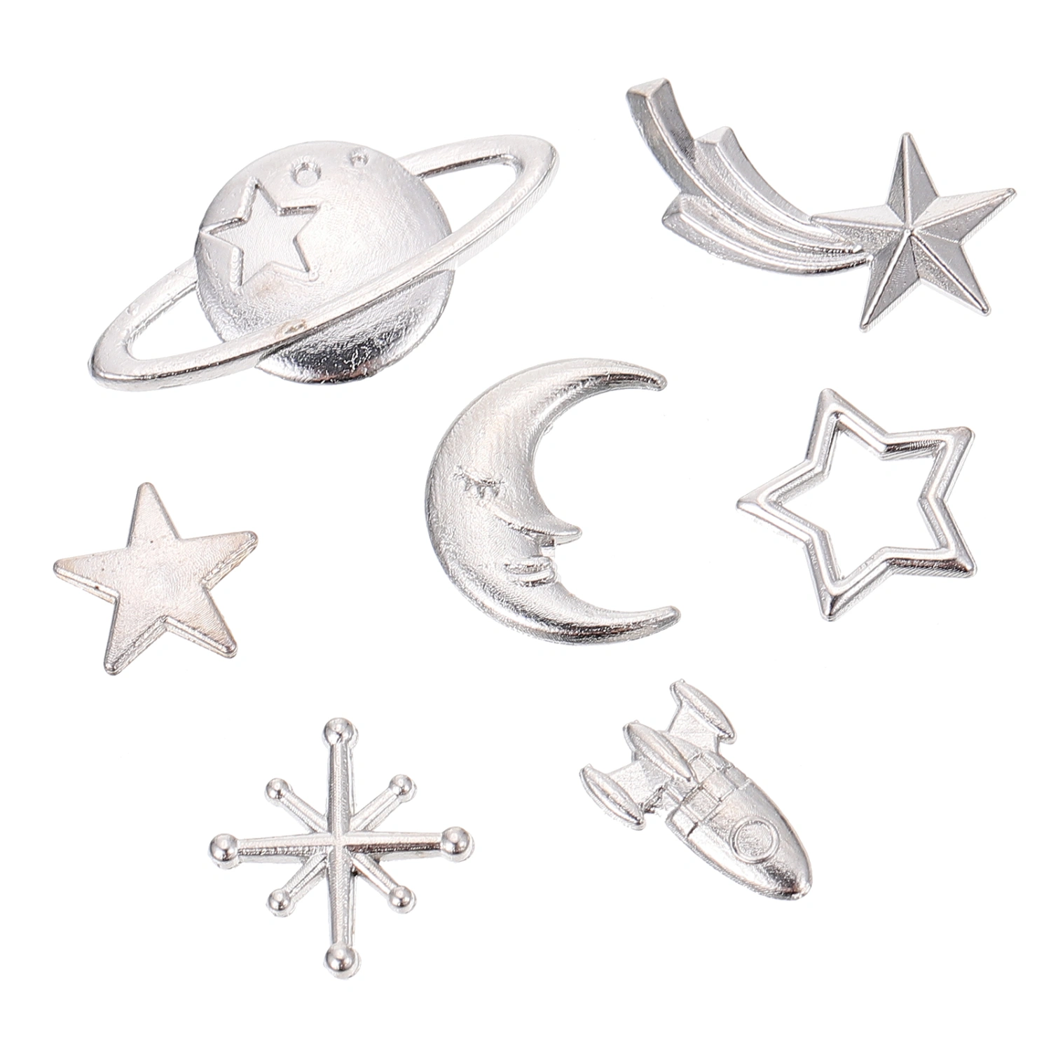 70pcs Universe Moon Stars Charms Jewelry Making Accessories Crafts Epoxy Materials