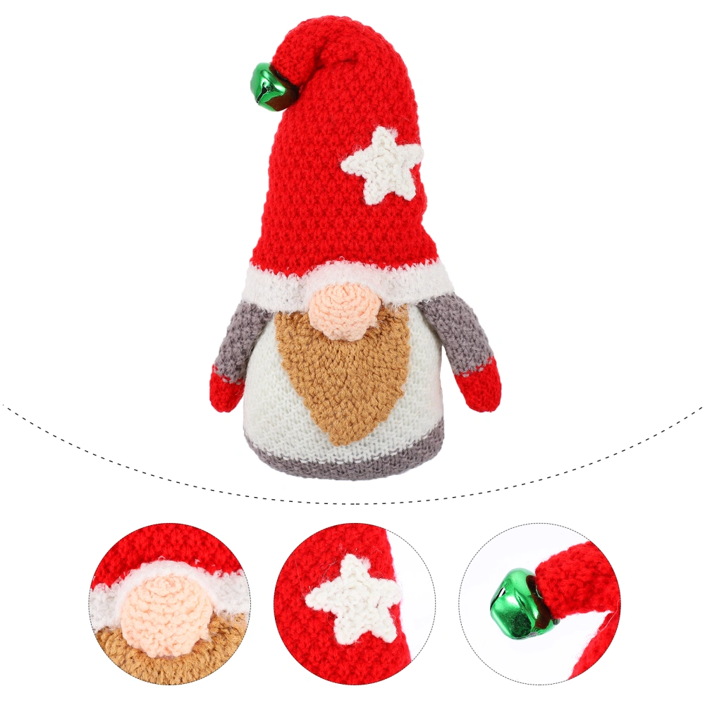 Fashion Ornament Christmas Gnome Christmas Desktop Ornament Doll Decoration