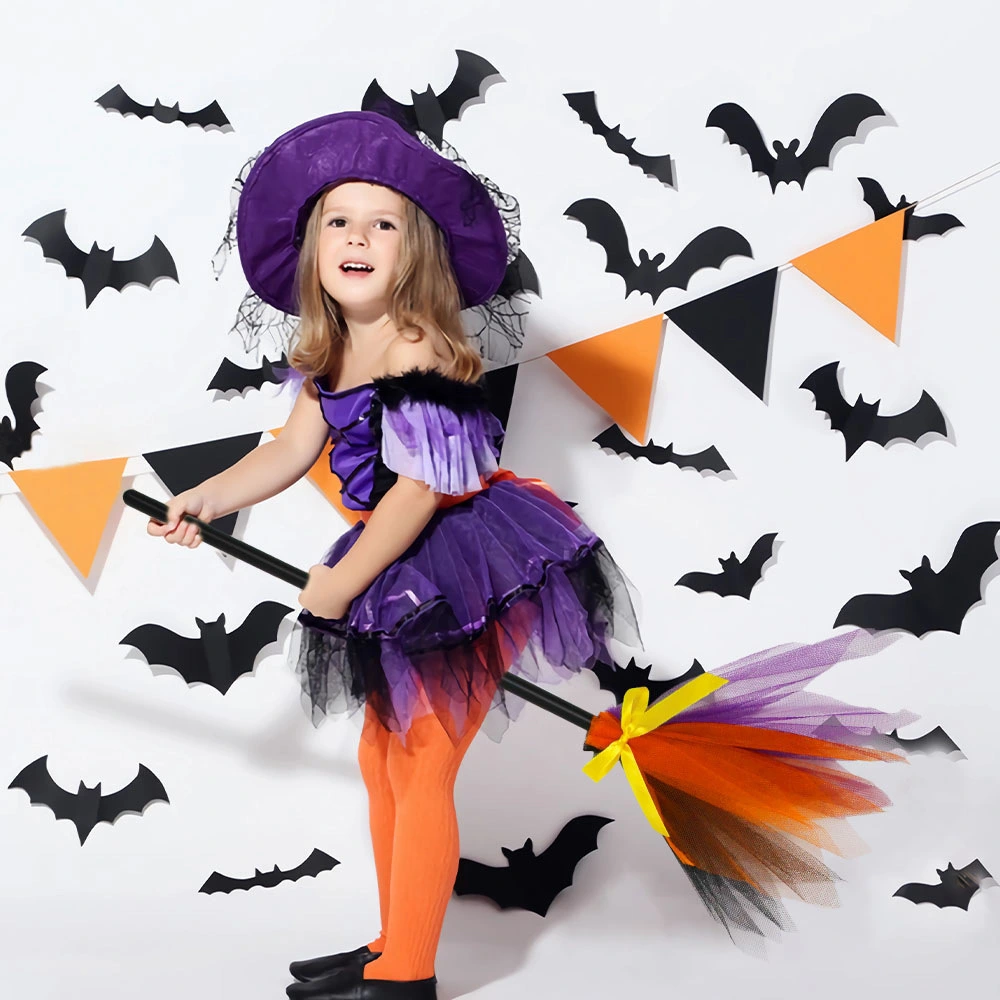 Halloween Witch Broom Witch Broom Prop Halloween Witch Costume Accessories