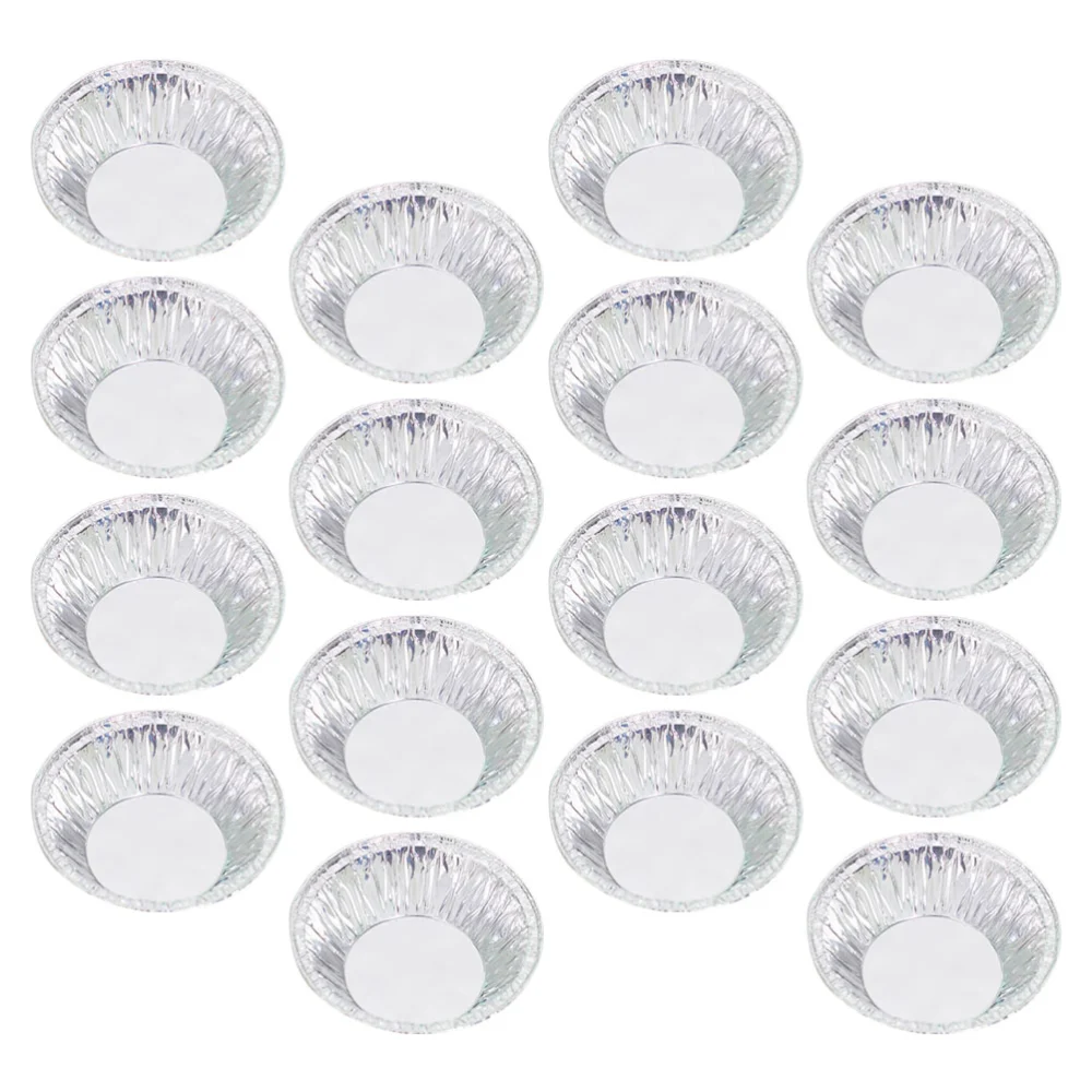 300Pcs House Egg Tart Molds Pie Molds Non Stick Egg Tart Baking Trays Jelly Molds