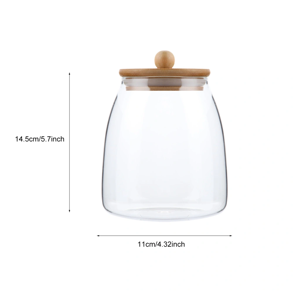 1Pc Transparent Storage Pot Pratical Sealed Storage Container Empty Storage Jar