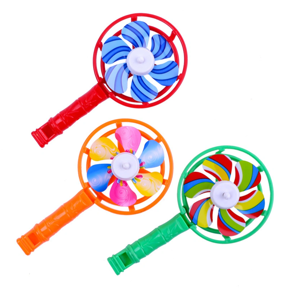 30pcs Kids Whistles Colorful Whistles Toy Windmill Shape Whistles Creative Playthings for Kids Children 