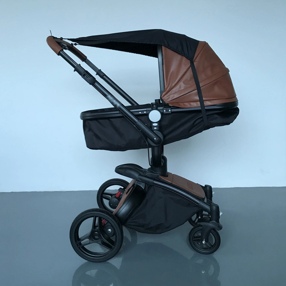 1PC Stroller Shading Cover UV Protetcive Cloth Multi-use Sunshading Cover Baby Nursing Accessory (Black)