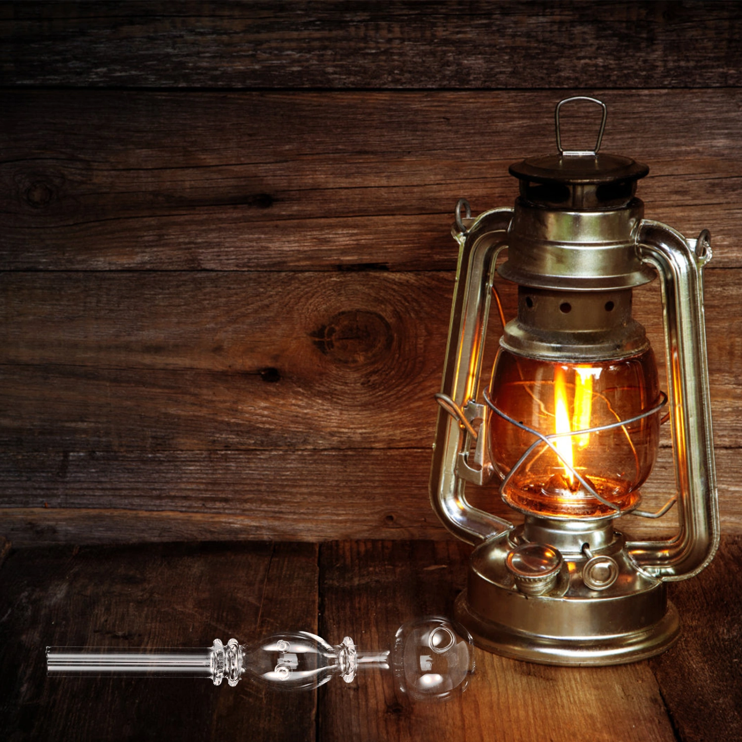 4pcs Oil Lamp Burner High Borosilicate Lamp Burner Oil Burner Glass Pipe