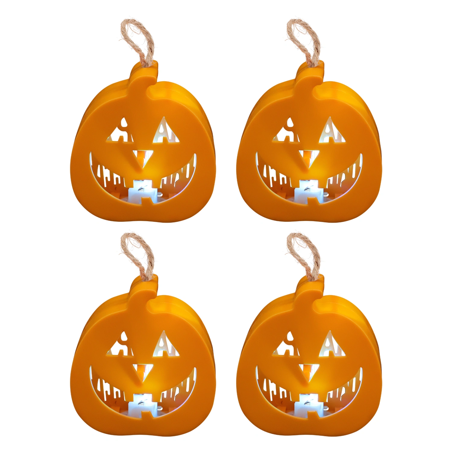 4pcs Halloween LED Candle Light Handheld Lamp Party Layout Props Decoration