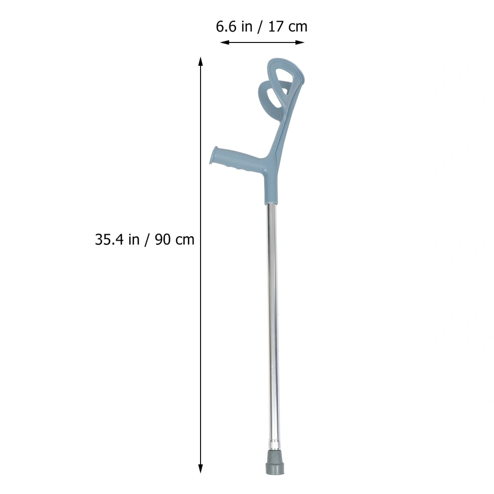 Underarm Crutch Adjustable Forearm Crutch Walking Stick for Disabled People