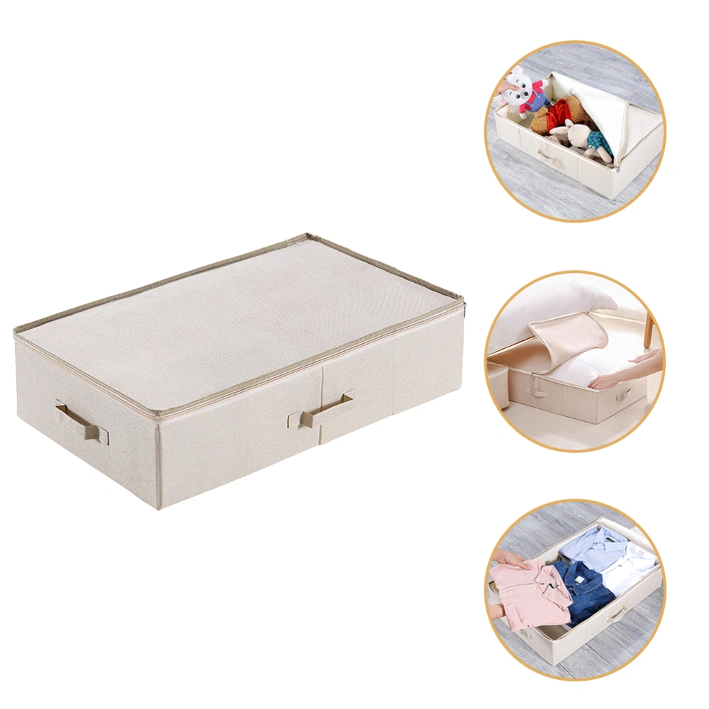 Under Bed Storage Bags Large Capacity Breathable Storage Bins for Blanket Pillow