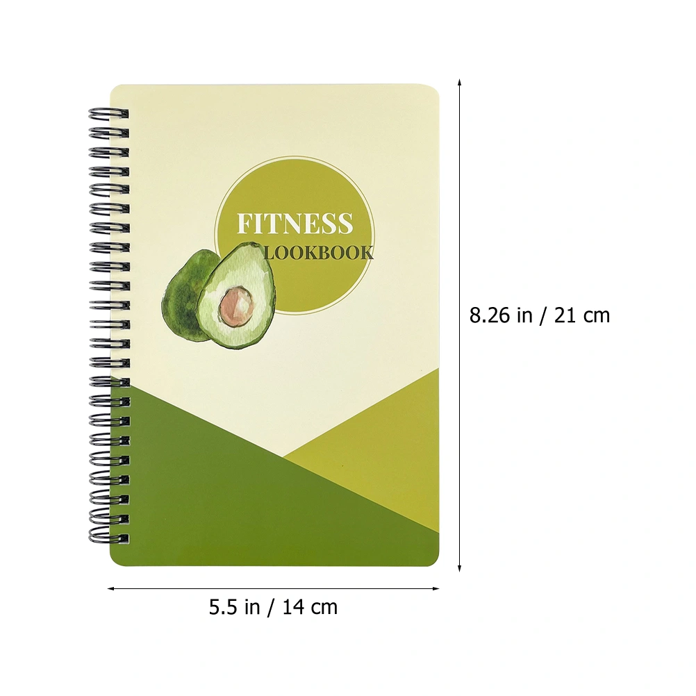 Journal Planner for Women Men A5 Fitness Journal Planner Fitness Agenda Notepad Recording Notebook