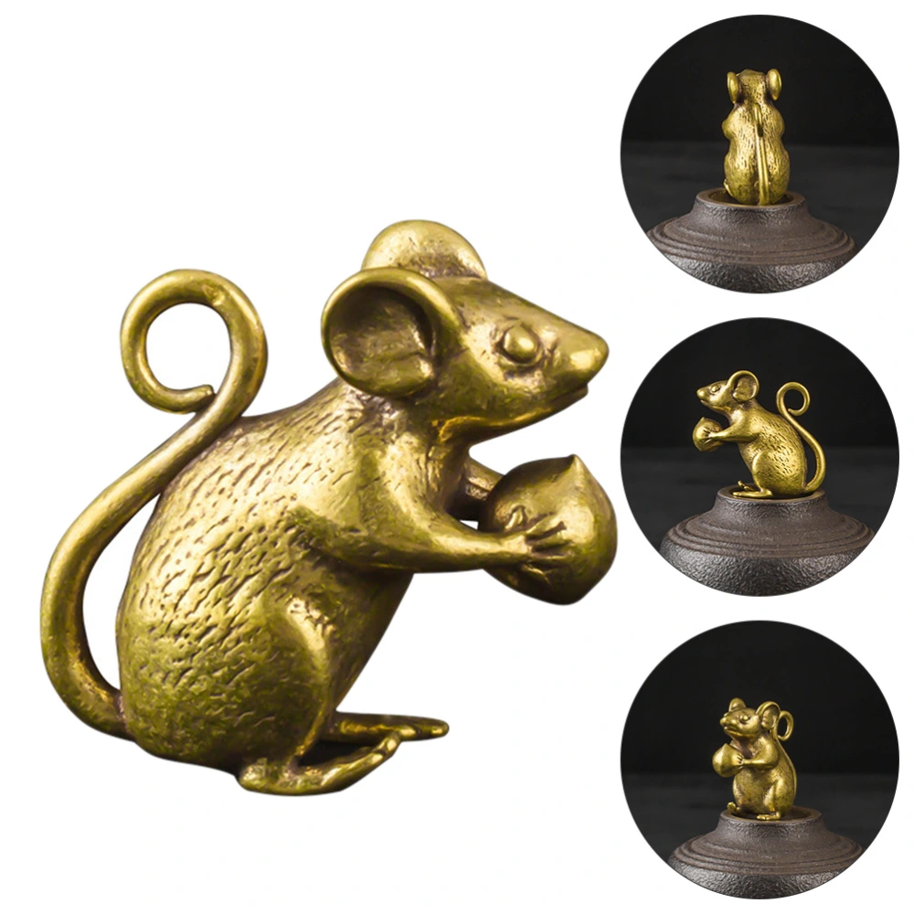 1Pc Brass Mouse Charm Jewelry Making Charm Copper Rat Pendant Keychain Pendant