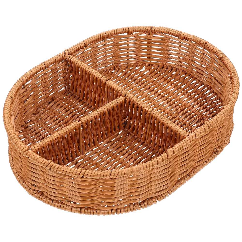 Compartment Fruit Holder Multi-functional Snacks Display Basket Dried Fruit Basket