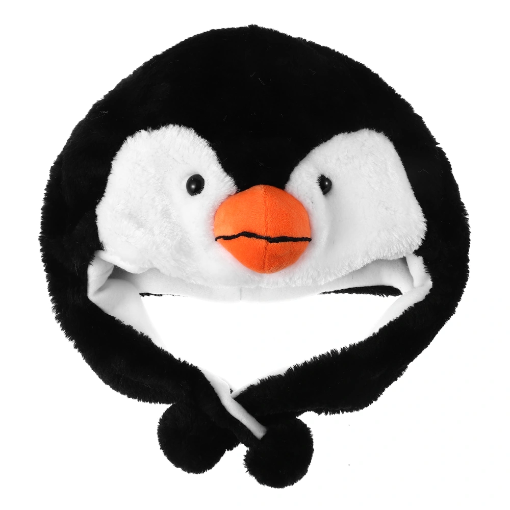 Penguin Plush Hat Penguin Performance Hat Cosplay Penguin Hat Cartoon Animal Headwear for Kids Adults