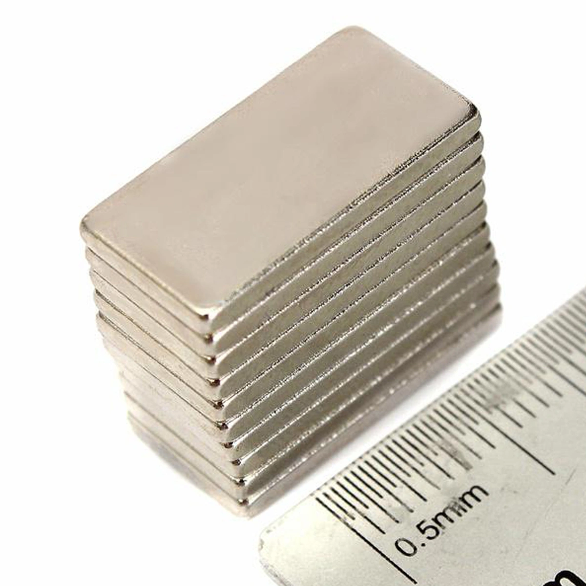 10PCS Permanent Strong Neodymium Magnet Square Bulk Magnets Aimant for Refrigerator Arts Crafts Projects Whiteboard