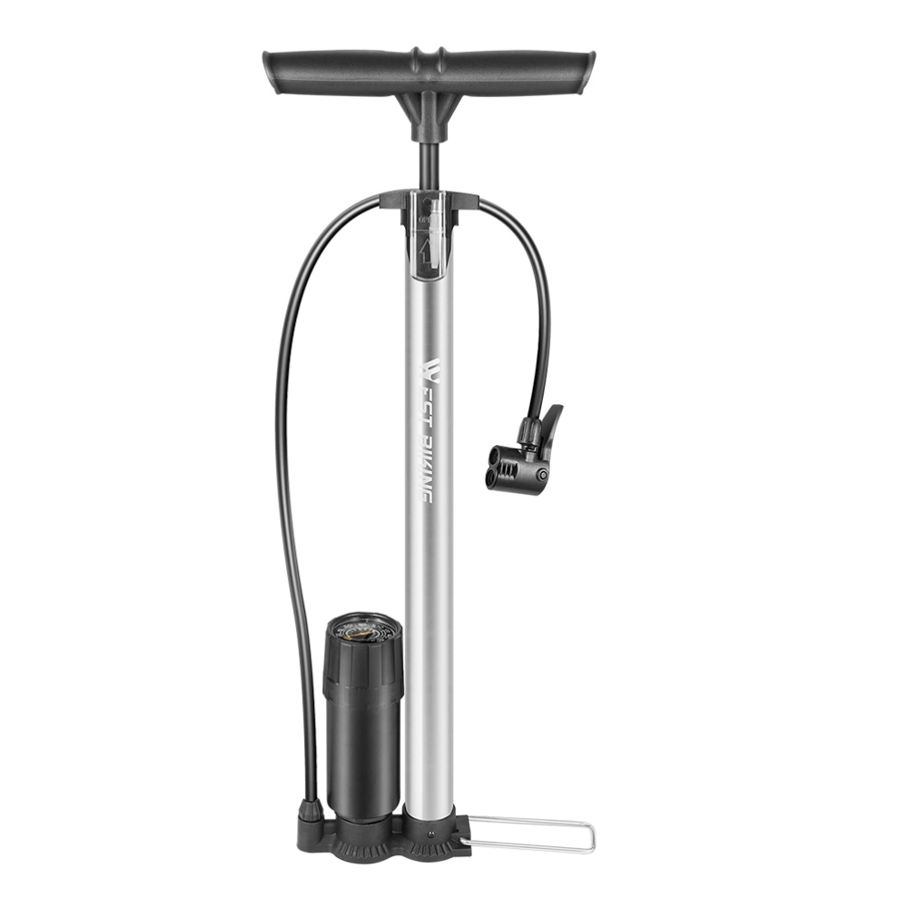 Foot Activated Bike Pumps Portable Bike Inflator Device with Pressure Gauge