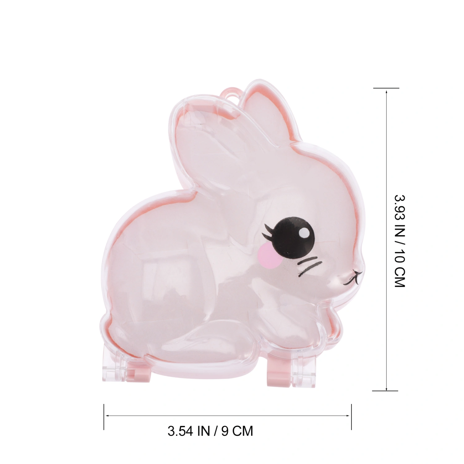 4Pcs Plastic Jewelry Container Ear Stud Storage Case Jewelry Packaging Box