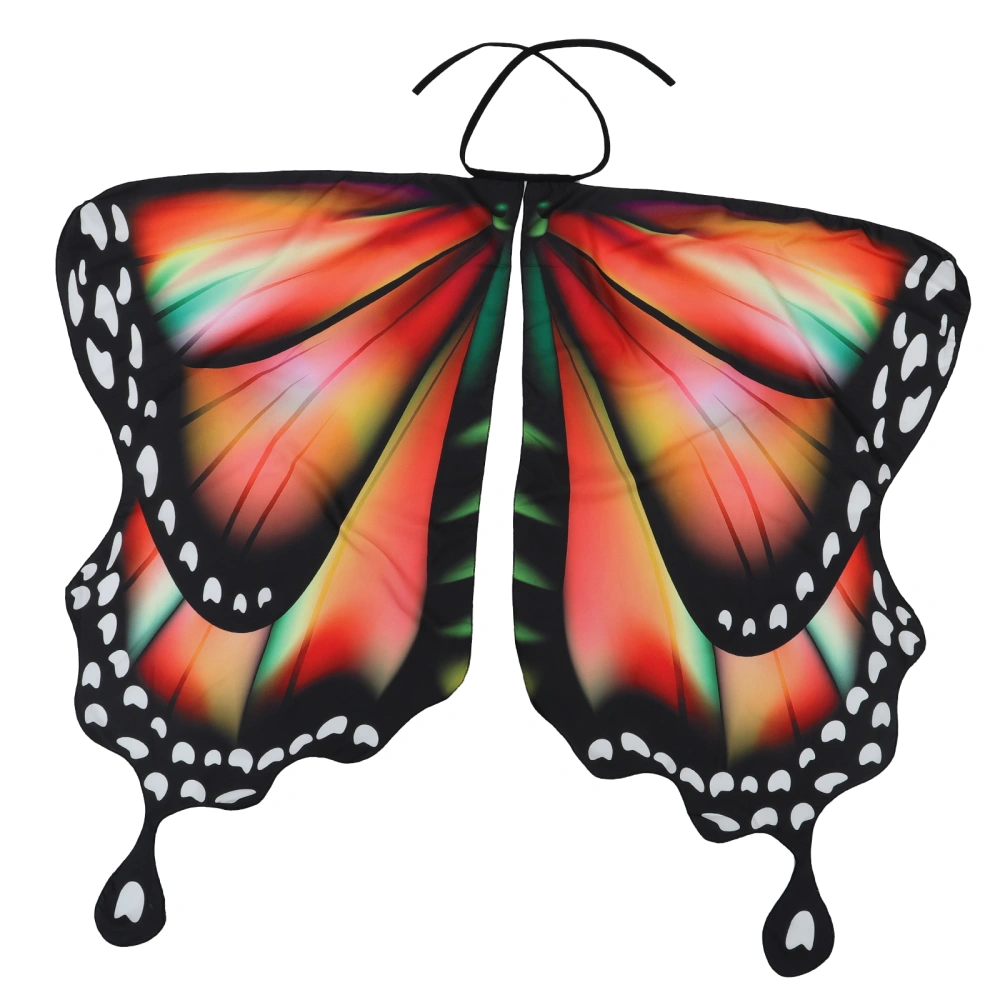 1Pc Girls Butterflies Wings Shawl Lovely Halloween Cape Festival Party Costume