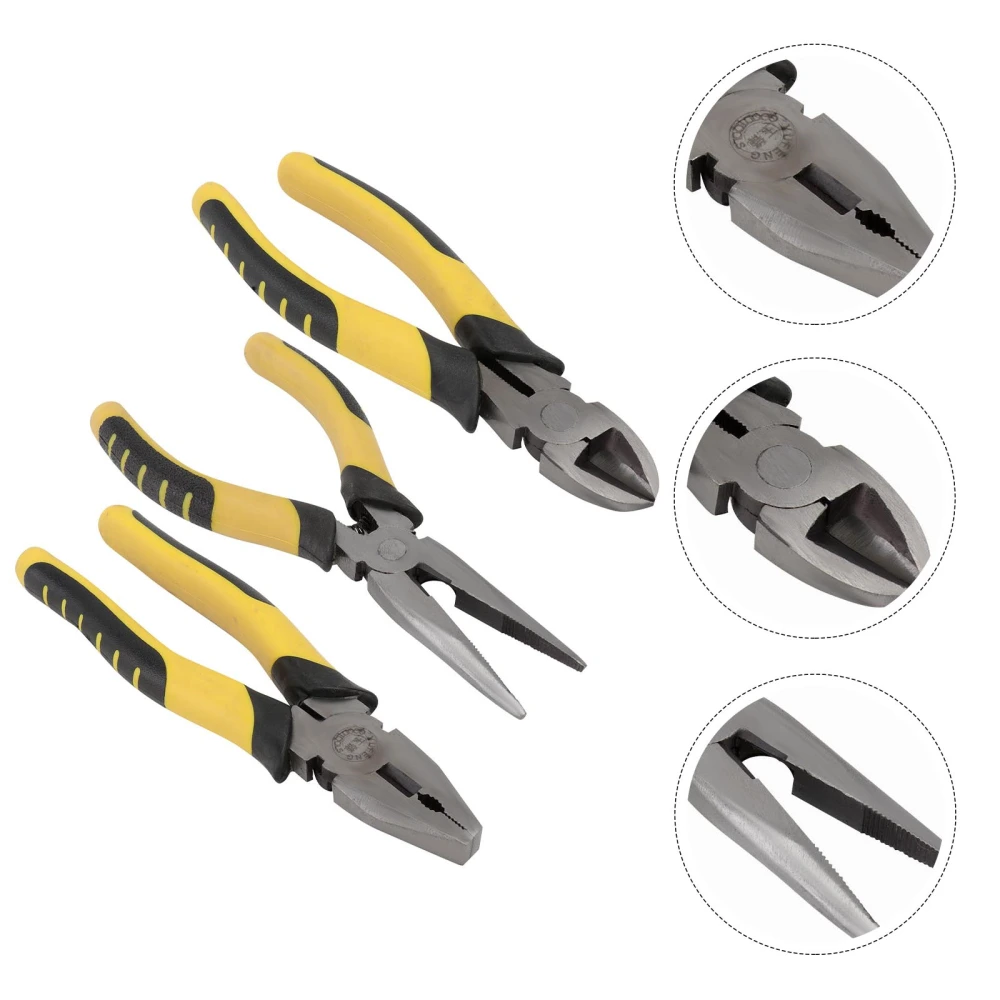 3pcs Wire Stripping Plier Wire Cutting Tool Electrician Tool Cable Stripper Tool