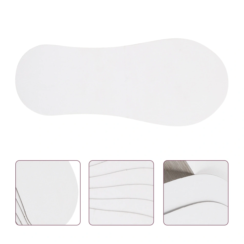 100Pcs Invisible Socks Organizing Paperboards Low Cut Socks Display Holders (White)