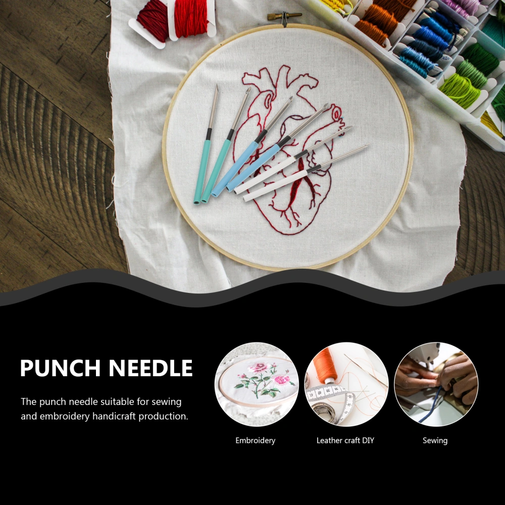 6pcs Embroidery Needles Cross Stitch Tools DIY Embroidery Art Craft Needles