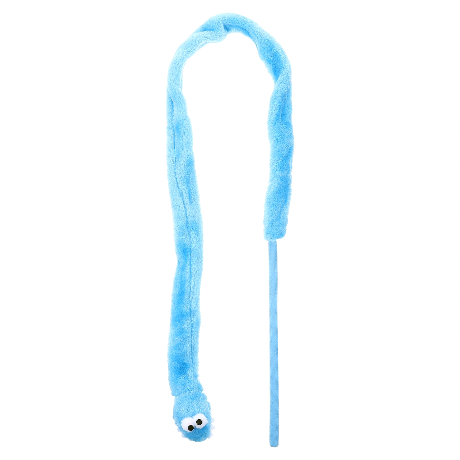 Catnip Cat Teasing Stick Cat Interactive Toy Cat Teaser Toy Cat Interactive Toy (Blue)