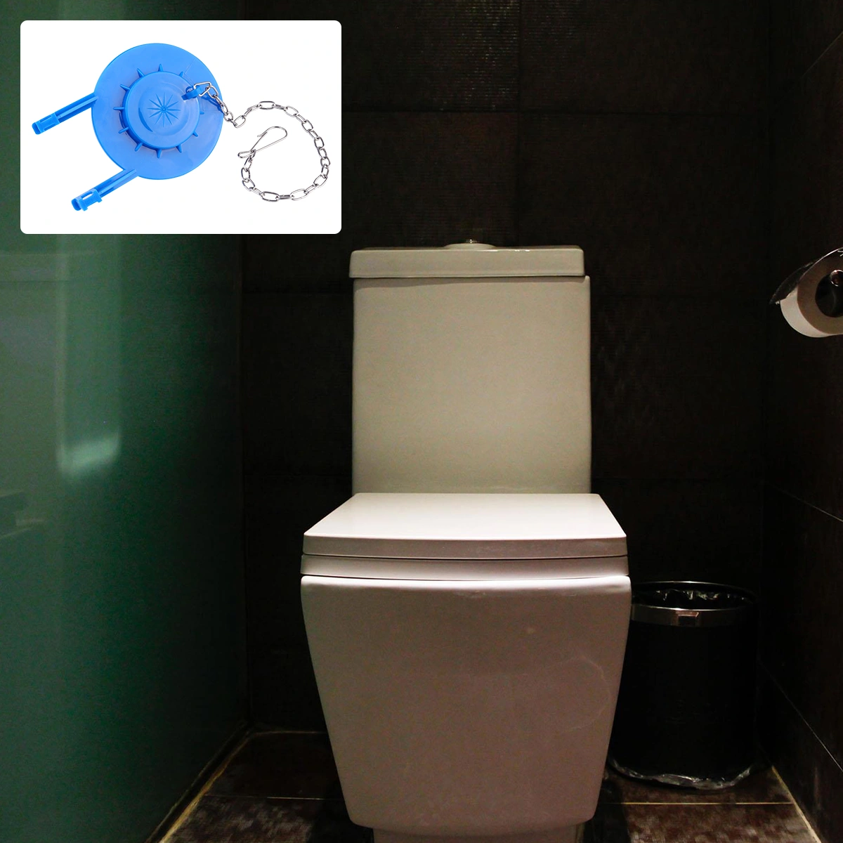 Practical Toilet Flapper Durable Toilet Drain Toilet Tank Accessory for Home Indoor Bathroom