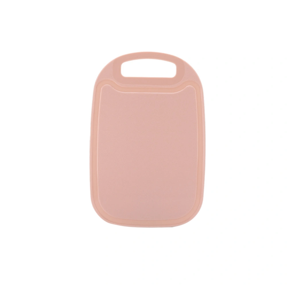 Cutting Board Mat Non-slip Plastic Chopping Board Kitchen Tool with Hanging Hole (Pink)