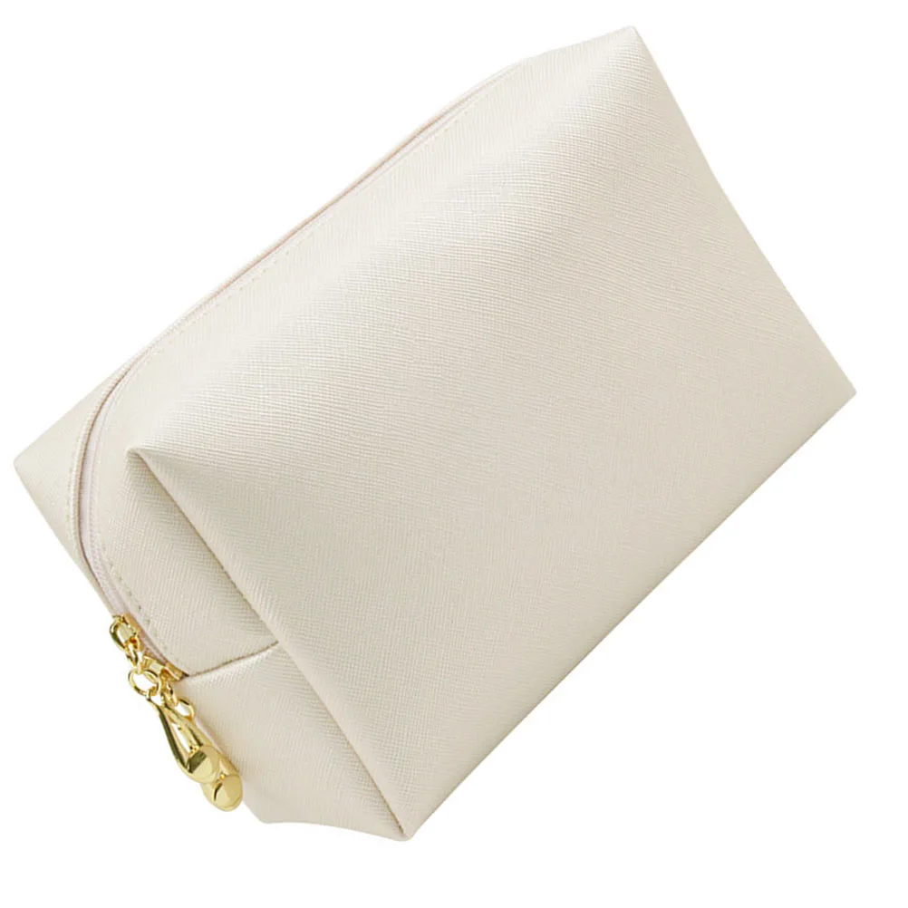 1Pc Square Women Makeup Pouch Stylish Makeup Bag Large Capacity Hand Bag