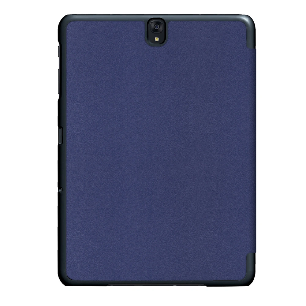 Trifold Leather Case Cover for Galaxy Tab S3 T820/T825 9.7inch Tablet PC (Dark Blue)