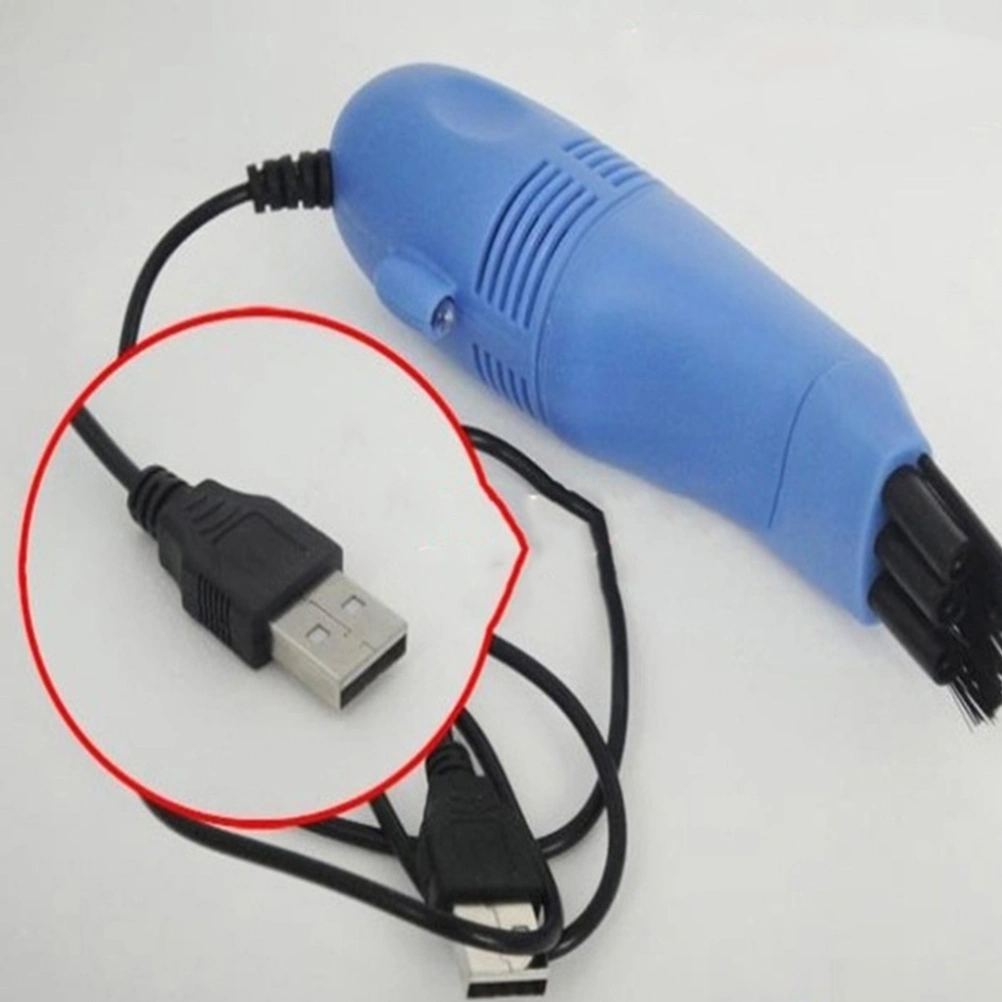 Mini USB Vacuum Cleaner Powerful Rechargeable Keyboard Computer Cleaner Portable Vacuum Cleaning Tool for Car Home (Random Color)