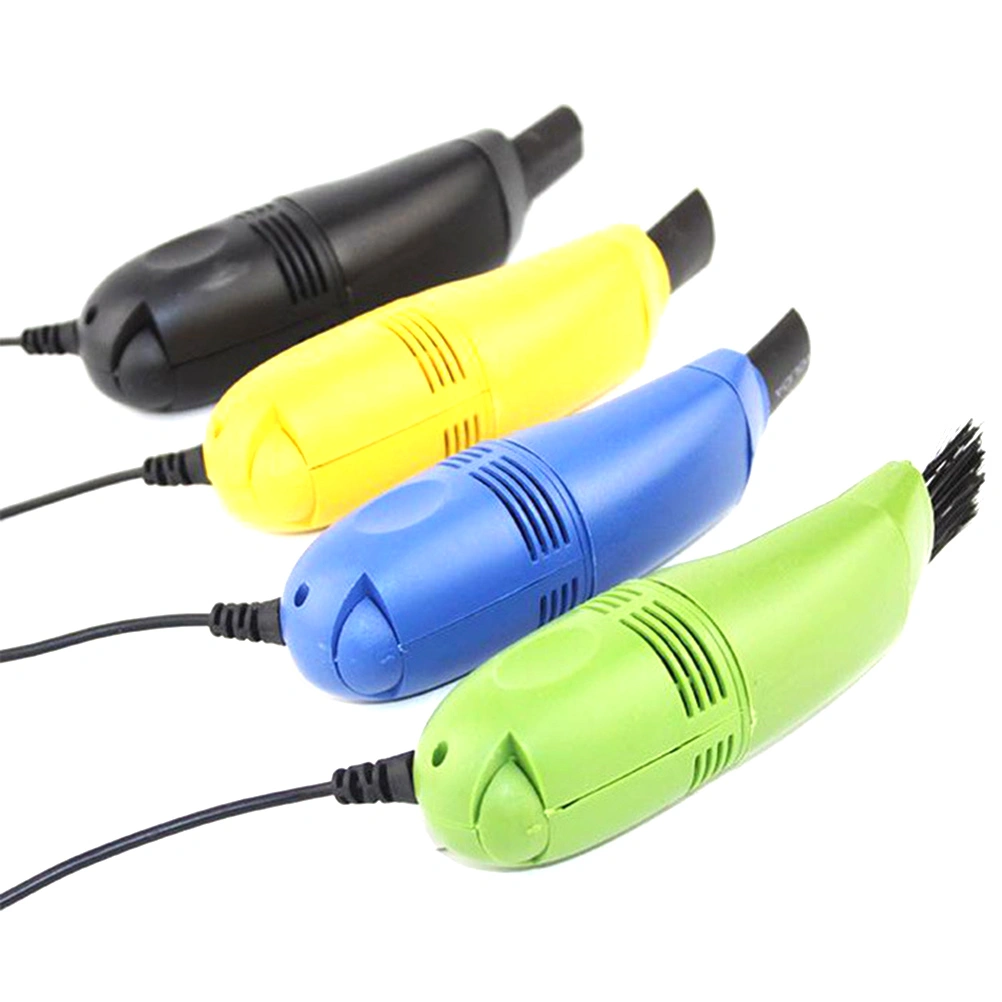 Mini USB Vacuum Cleaner Powerful Rechargeable Keyboard Computer Cleaner Portable Vacuum Cleaning Tool for Car Home (Random Color)