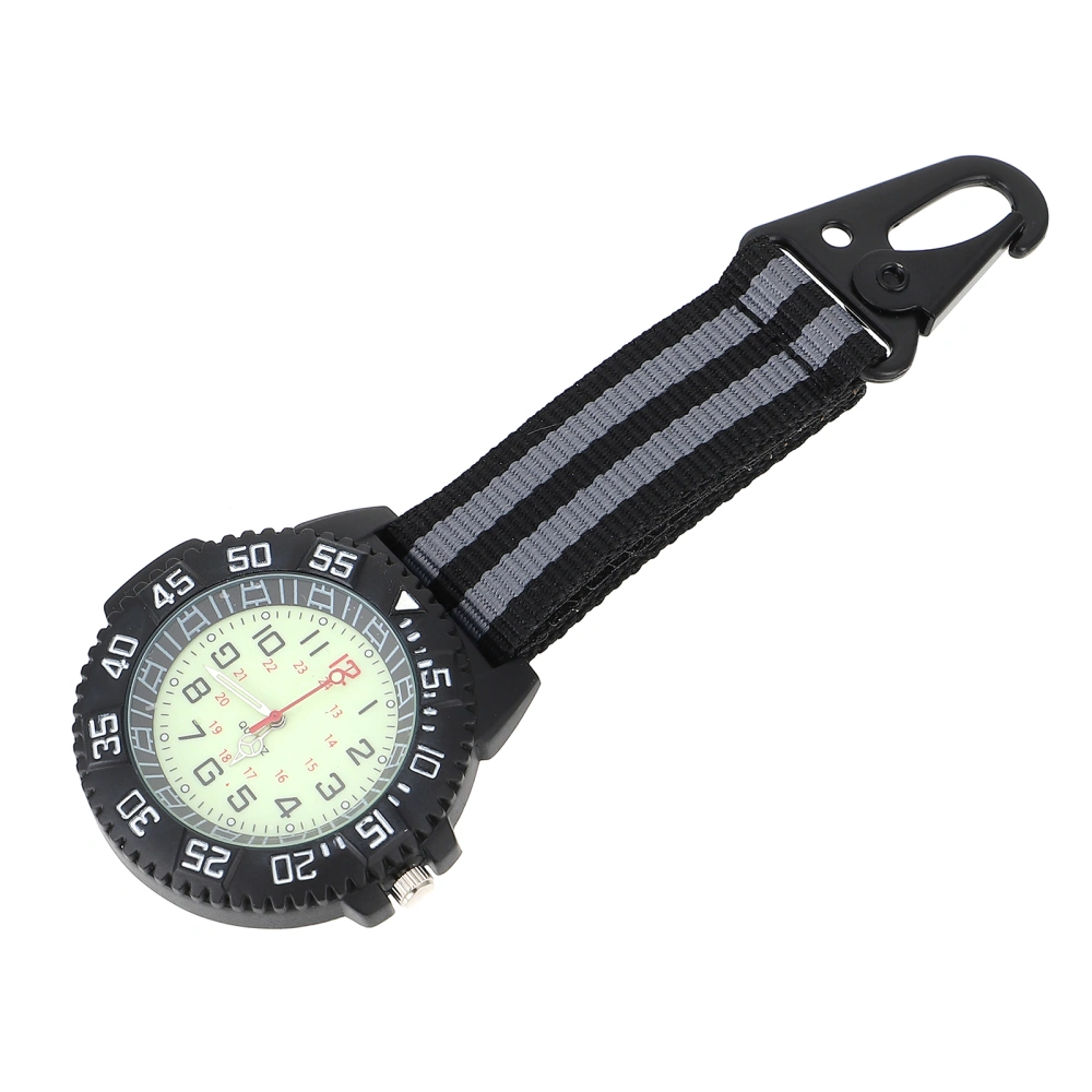 Carabiner Clip Watch Digital Dial Watch Lightweight Backpacker Clip Watch