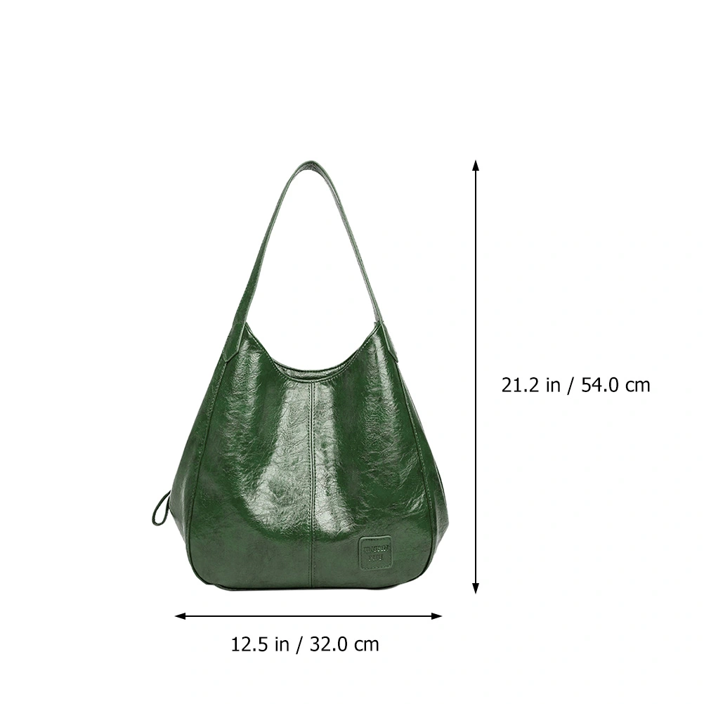 1Pc Large Capacity Shoulder Bag Simple Storage Bag Stylish Tote Bag Handbag