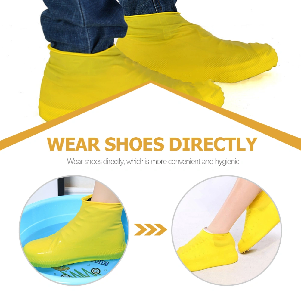 2 Pairs of Professional Shoes Protectors Convenient Rain Shoe Covers Rain Shoe Protectors