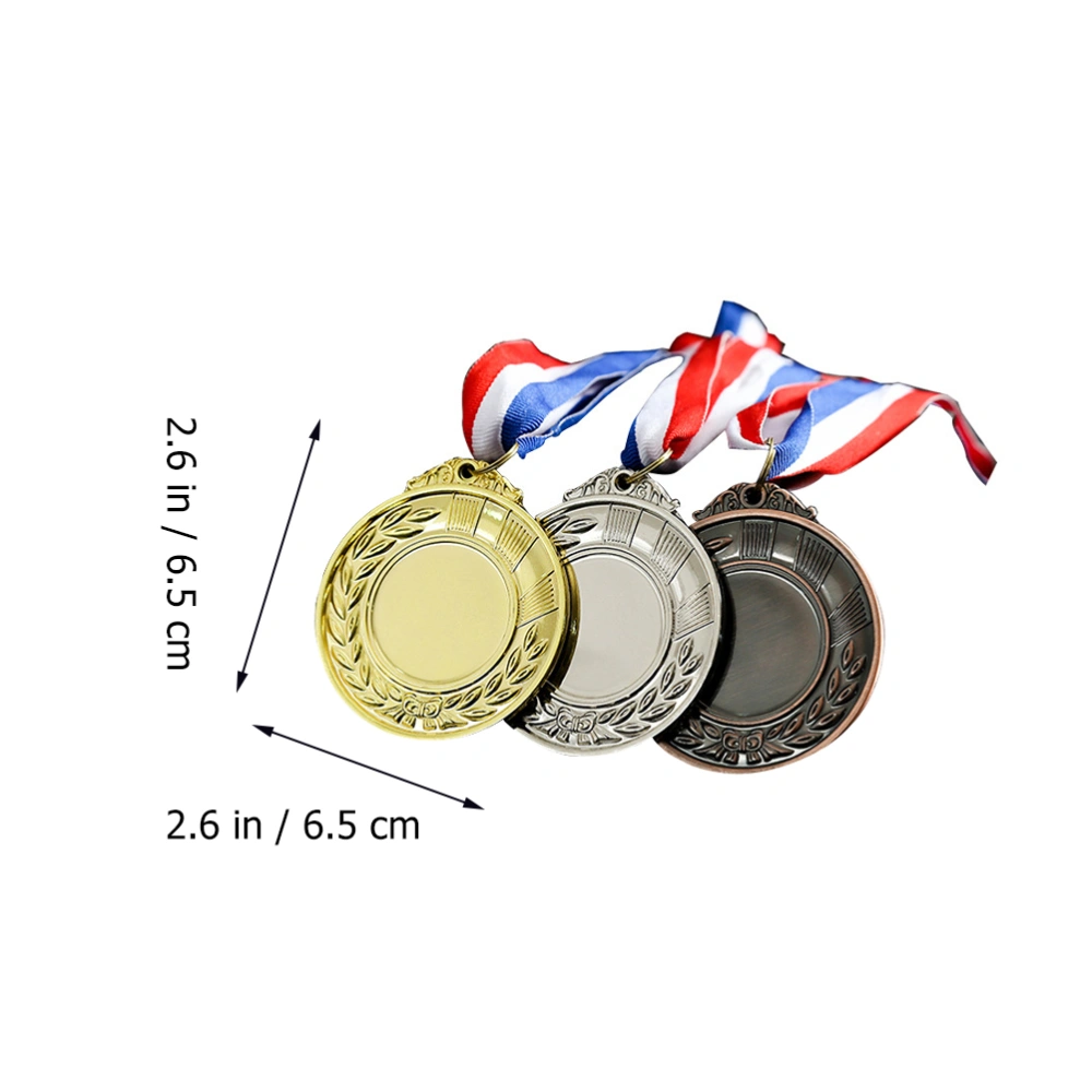 3Pcs Marathon Sports Metal Medals Universal Medals Sports Competition Medals