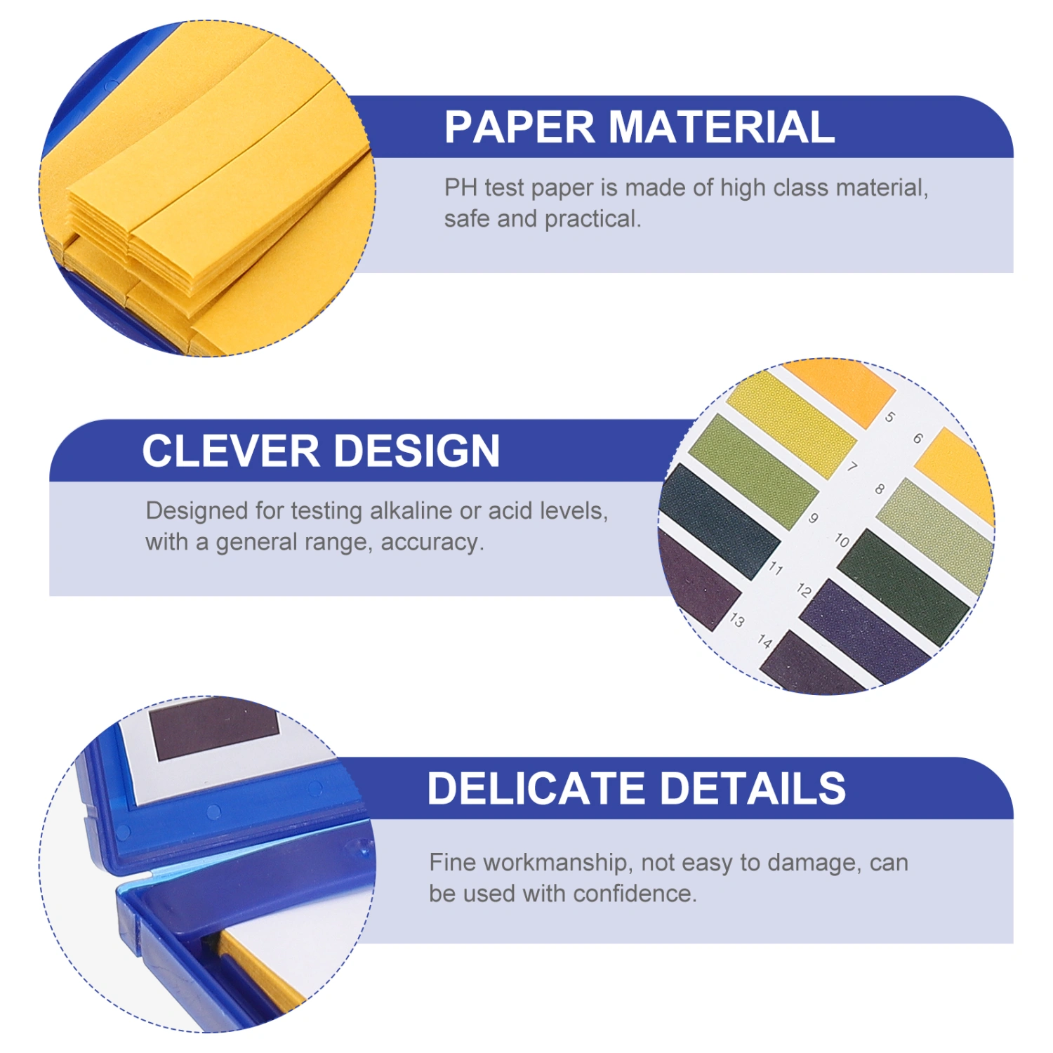 3 Boxes PH Test Paper Acid-base Test Paper Water And Soil PH Indicator Paper