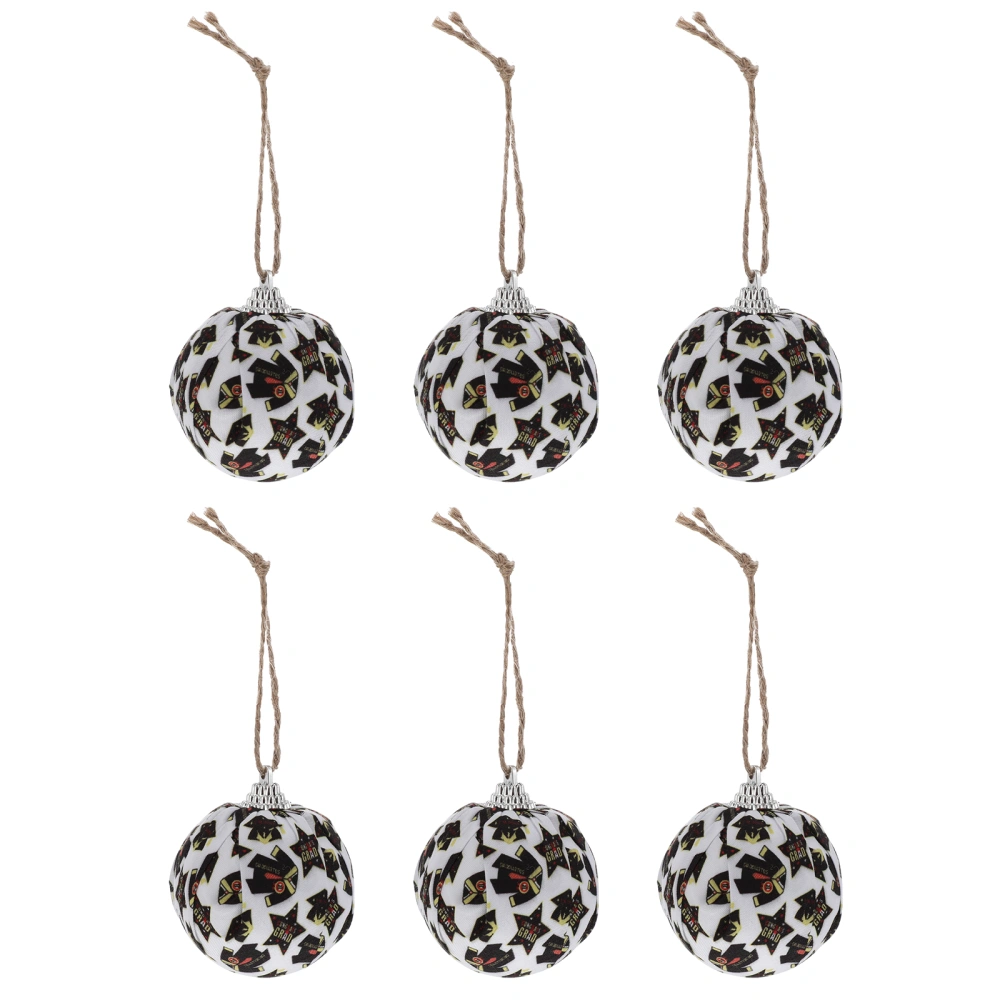 6pcs Graduation Hanging Balls Crafts Ornaments Ball Hanging Pendants