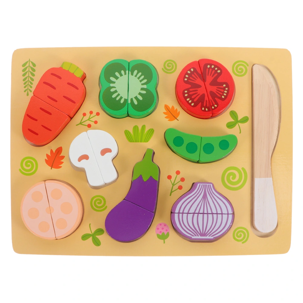 1 Set Kids Pretend Cutting Toys Cutting Fruit Vegetable Meat Toys Food Models