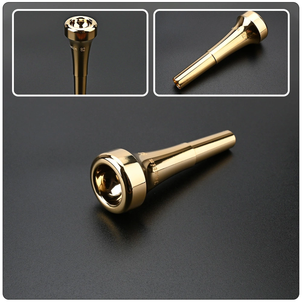 Professional Trumpet Mouthpiece Metal 82MM Trumpet Replacement Accessory