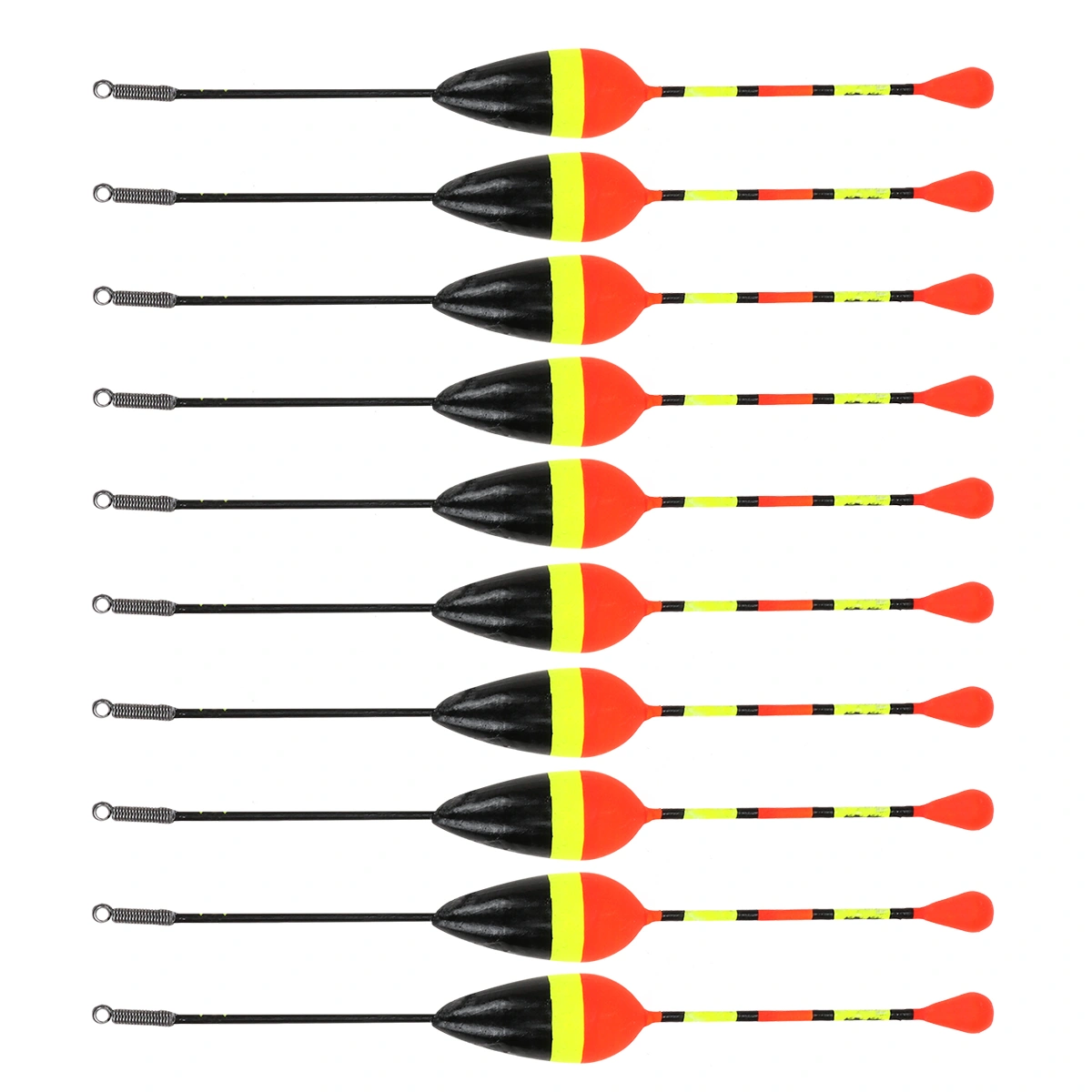 10pcs Fishing Bobbers Fishing Floats Fishing Tackle Tool Crucian Carp Float