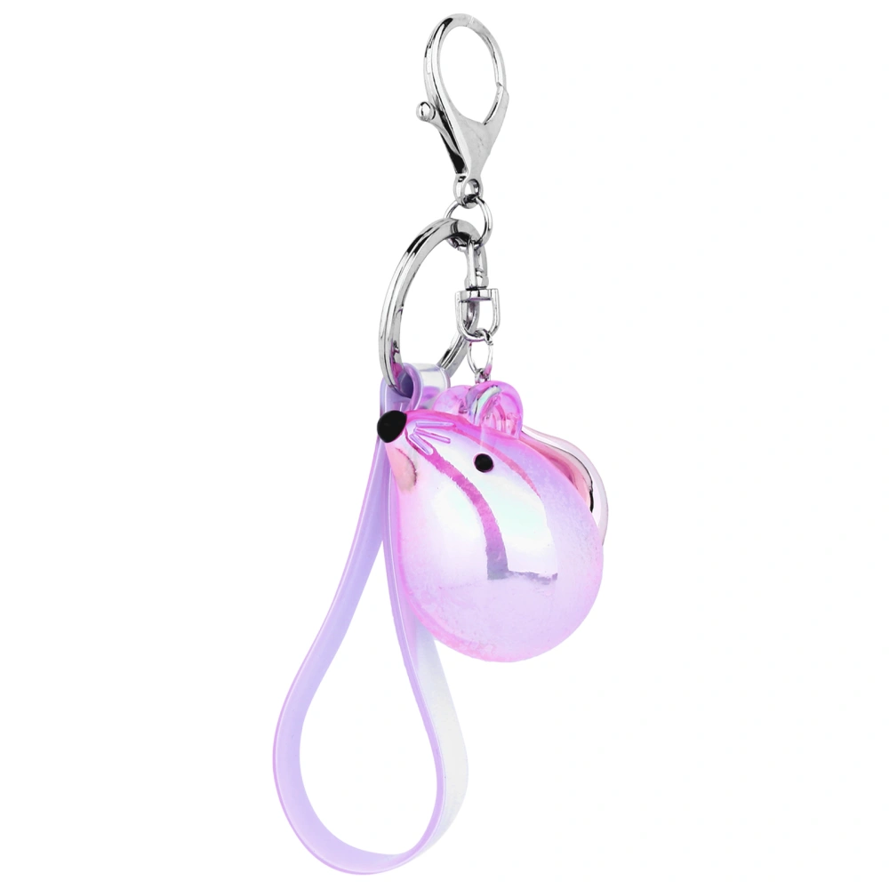 1pc Adorable Key Pendant Bag Pendant Keychain Acrylic Mouse Pendant Bag Decor