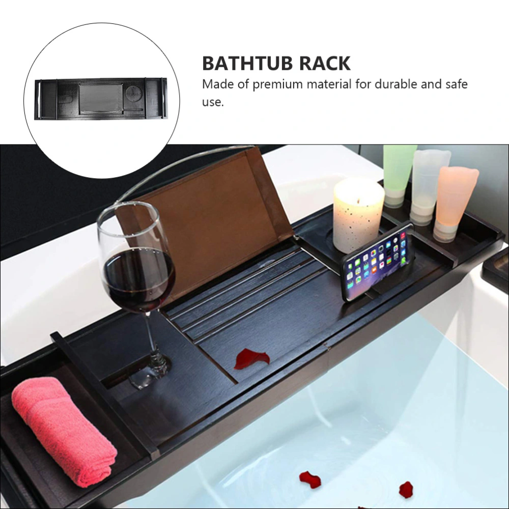 1pc Bathtub Storage Rack Household Storage Shelf Retractable Storage Stand