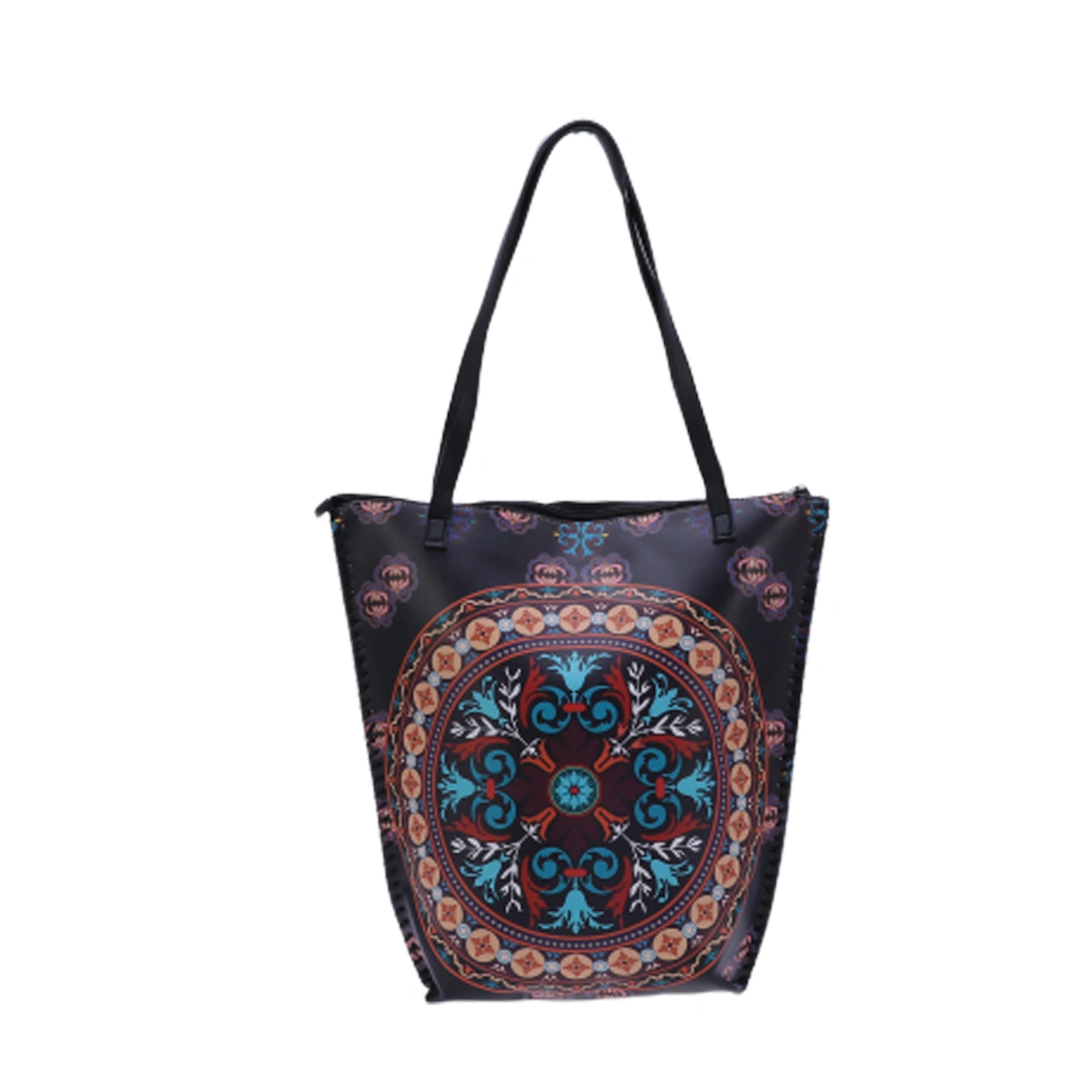 Vintage Portable Shoulder Bag Mommy Shopping Pouch Large Capacity Handbag for Female Woman Lady