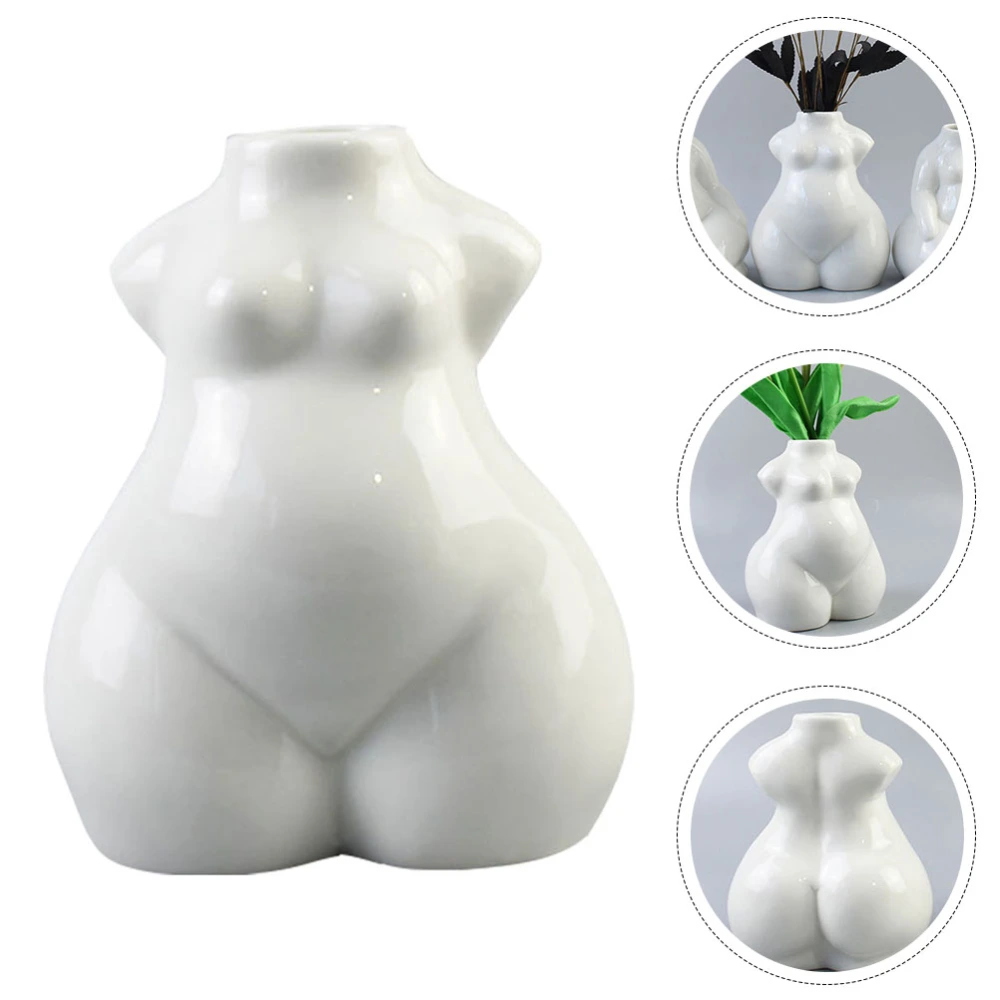 Ceramic Flower Vase European Style Flower Container Modern Vase Decoration