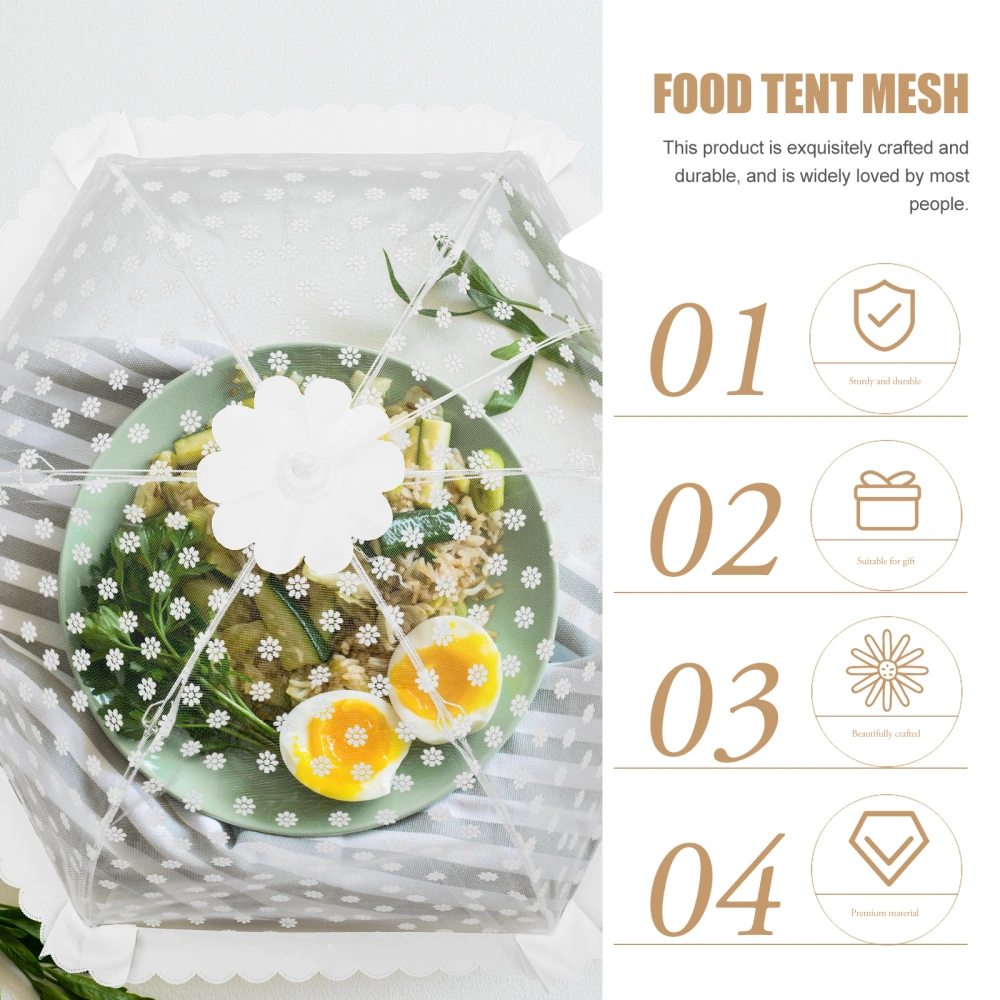 Folding Food Mesh Cover Food Tent Mesh Food Cover Anti-mosquito And Fly Preservation Cover