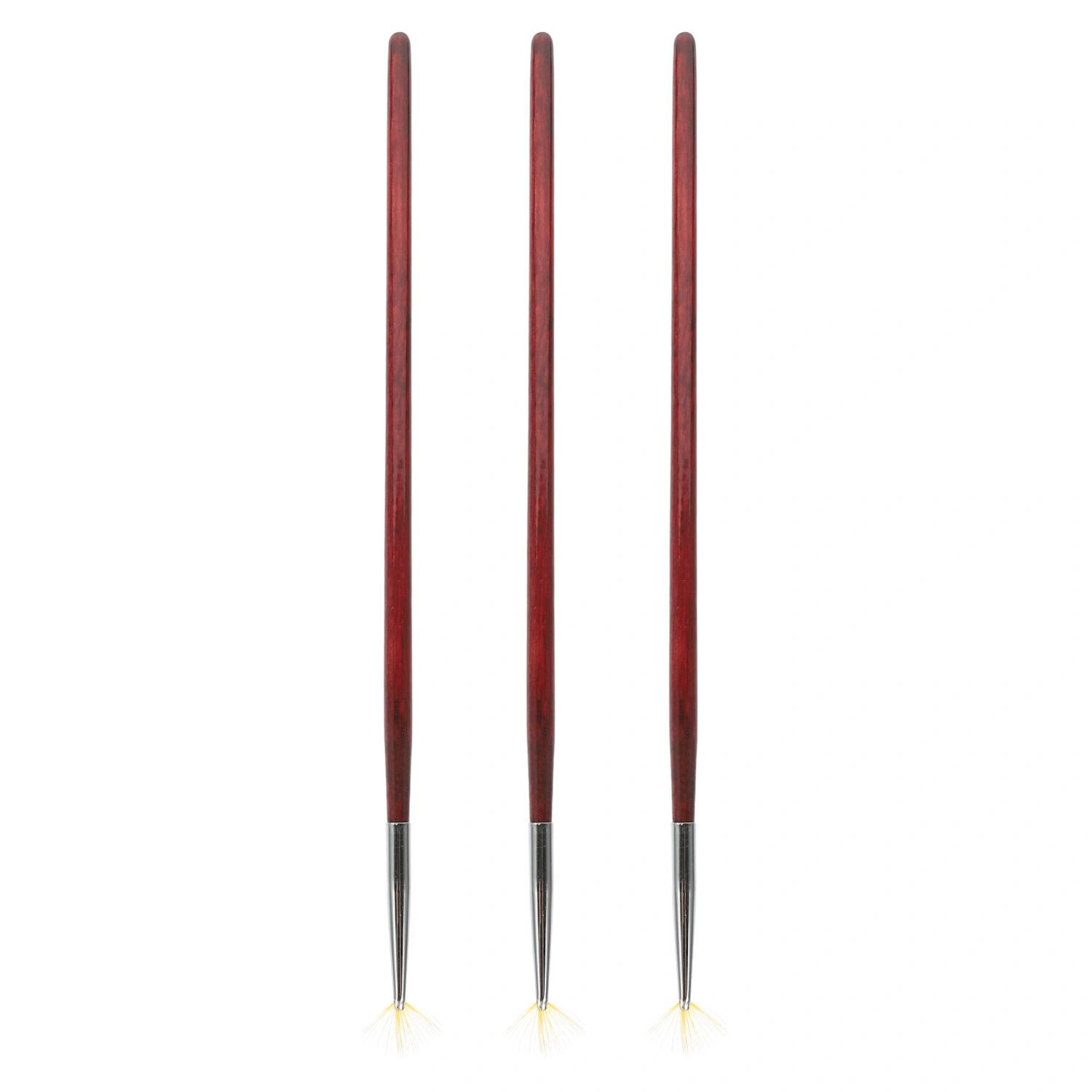 3Pcs Nail Art Brushes Nail Gel Brushes Nail Shop Nail Art Coloring Brushes