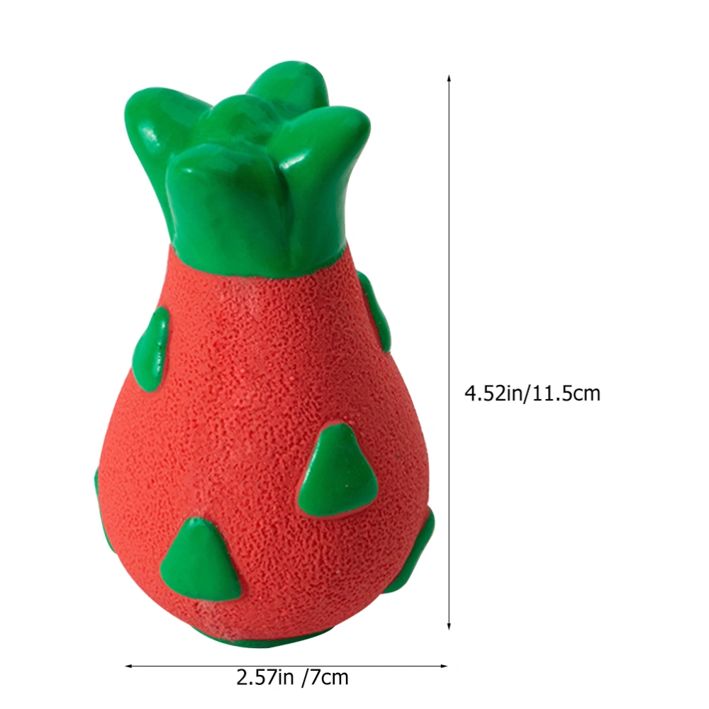 Interesting Fruit Shaped Chewing Toy Wear-resistant Dog Plaything Portable Molar Toy