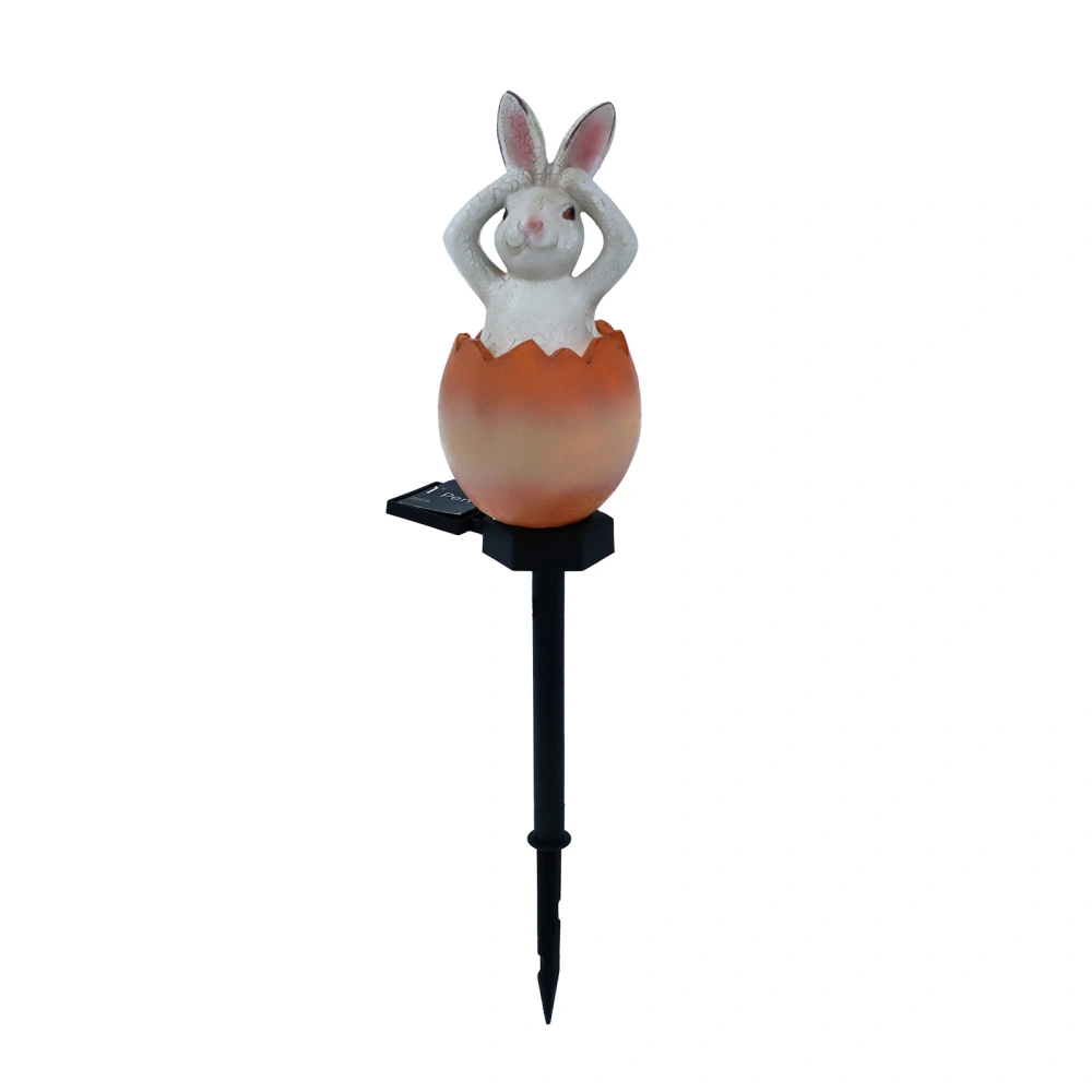 Easter Bunny Solar Light Yard Lawn Inserting Light Unique Waterproof LED Light