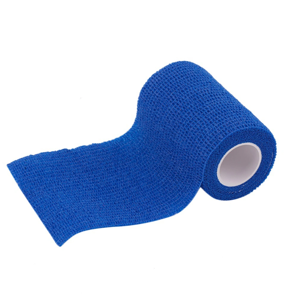 7.5x450cm Self-adhesive Elastic Bandage Self Adherent Cohesive Wrap Bandages for Athletic (Blue)