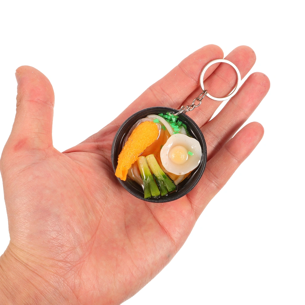 2pcs Simulation Food Keychain Pendant Lovely Mini Delicious Food Keychains